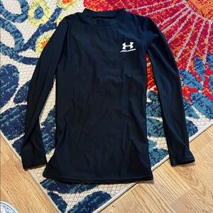Under Armour Black Long Sleeve Kids Shirt